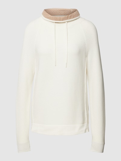 Esprit Strickpullover mit Turtleneck und Tunnelzug Offwhite 2