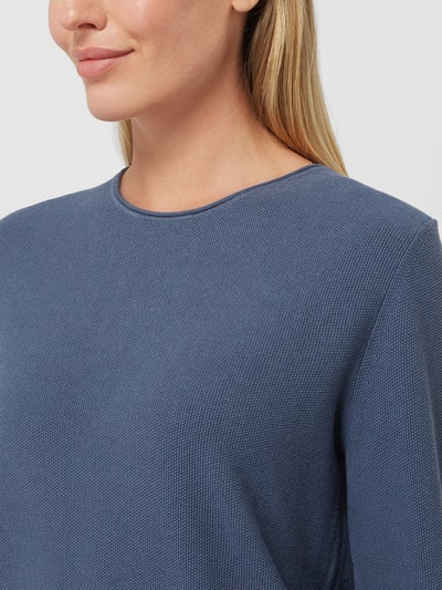 Tom Tailor Pullover aus Baumwoll-Viskose-Mix Rauchblau 3