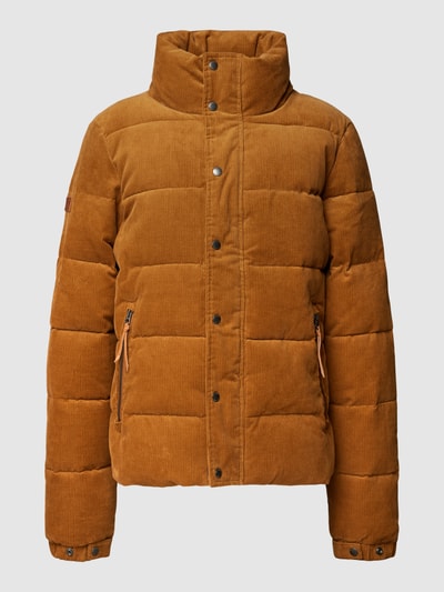 Superdry Steppjacke aus Cord Cognac 2