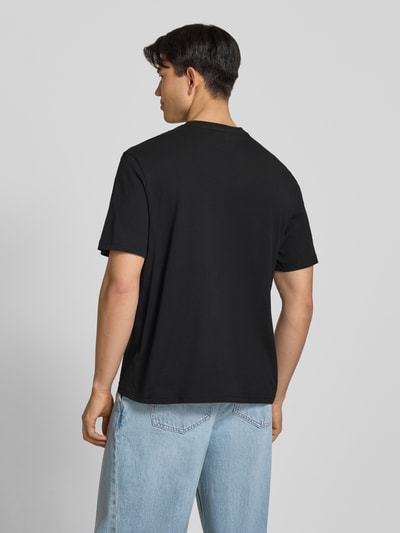 Tommy Jeans Regular Fit T-Shirt aus reiner Baumwolle Black 5