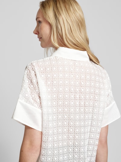 Marc Cain Blouse met gehaakt kant Offwhite - 3