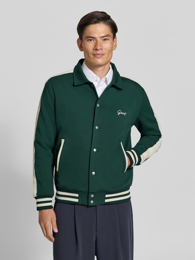 GANT Regular Fit Blouson aus Baumwoll-Mix Dunkelgruen 4