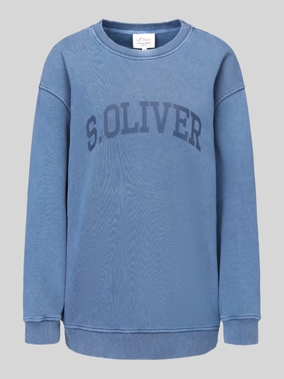 s.Oliver RED LABEL Relaxed Fit Sweatshirt aus Baumwoll-Mix - s.Oliver x Heidi Klum Blau 2