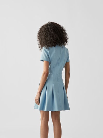 RED Valentino Knielanges Kleid im Retro-Stil Blau 5