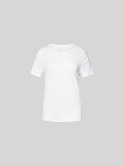 Juvia T-Shirt mit Rundhalsausschnitt Weiss 2