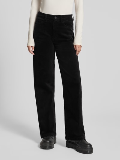 Marc O'Polo Denim Wide Leg Cordhose aus Baumwoll-Mix Black 4