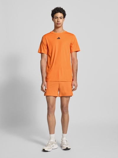 adidas Training Regular Fit Sport T-Shirt mit Label Print Orange 1