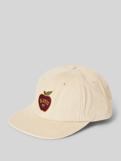 BLKVIS Cap mit Label-Stitching Offwhite 1