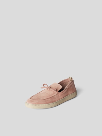 Officine Creative Loafer aus Veloursleder Dunkelgrau 2