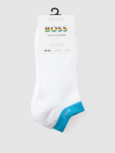 BOSS Sneakersocken mit Label-Details im 5er-Pack Weiss 3