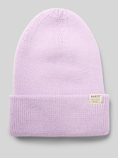Barts Muts met omslag en labeldetail, model 'KINABALU' Lila - 1