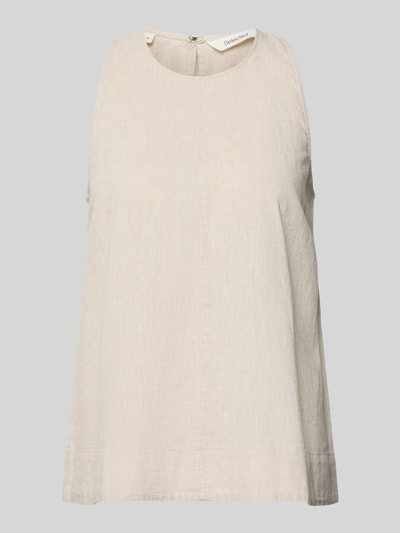 Selected Top koszulowy o kroju regular fit z mieszanki lnu i bawełny model 'LUISA' Beżowy 2