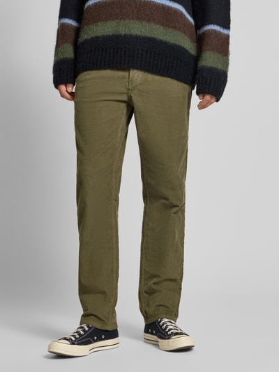 Pepe Jeans Slim Fit Cordhose aus Baumwoll-Mix  Oliv 4