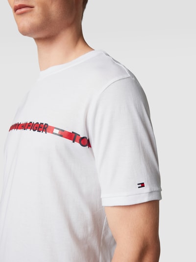 Tommy Hilfiger T-shirt z nadrukiem z logo Biały 3