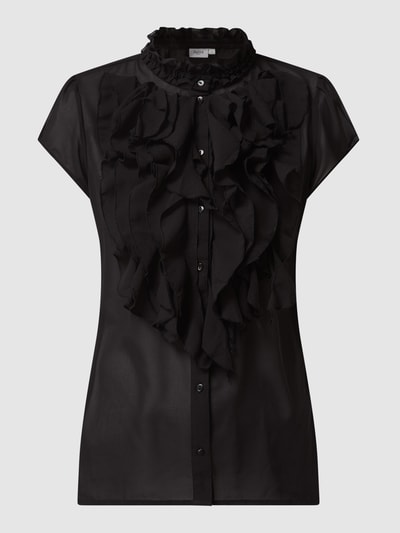 Saint Tropez Bluse mit Volants Modell 'Lilly' Black 2