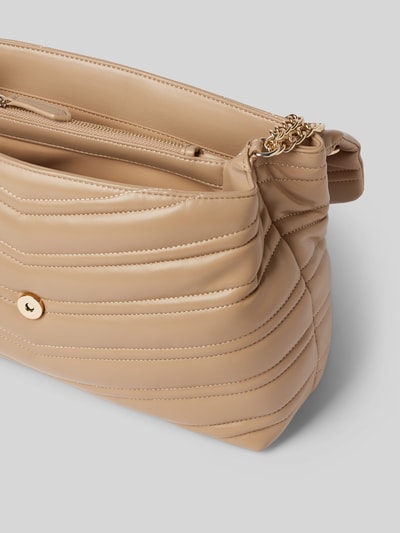 VALENTINO BAGS Handtasche mit Steppnähten Modell 'PRIVILEGE' Beige 4