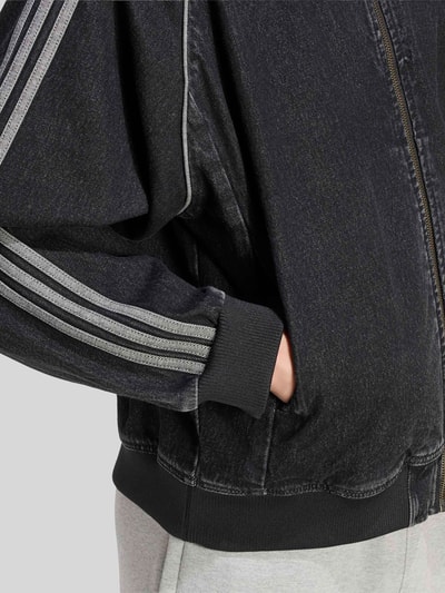adidas Originals Regular Fit Jeansjacke aus reiner Baumwolle Black 5
