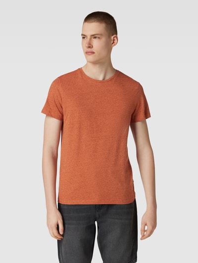 Blend T-Shirt mit Label-Detail Orange 4