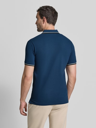Selected Homme Slim Fit Poloshirt aus Baumwoll-Mix Modell 'ATLAS' Rauchblau 5
