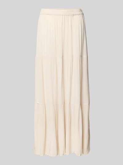 Only Loose Fit Maxi-Rock aus reiner Viskose Modell 'MIKKA' Ecru 2