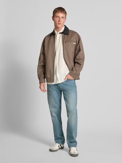 Only & Sons Jeansy o kroju straight fit z mieszanki bawełny model ‘EDGE PERFORMACE’ Jasnoniebieski 1