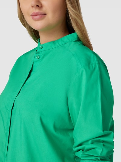 Esprit PLUS SIZE overhemdblouse met maokraag Groen - 3