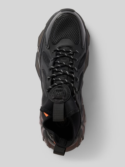 PLEIN SPORT Sneakersy z podeszwą na platformie model ‘THE FLAME’ Czarny 3