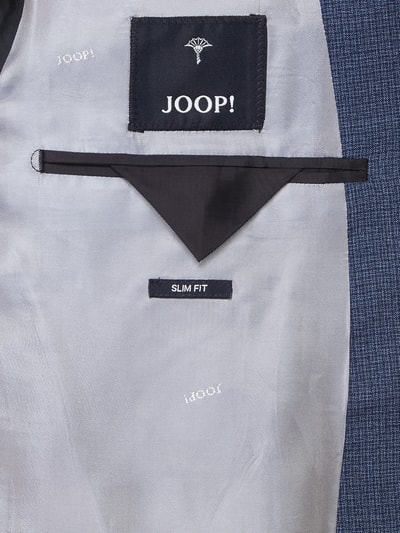 JOOP! Collection Slim fit 2-knoops colbert van scheerwol, model 'Herby' Lichtblauw - 6