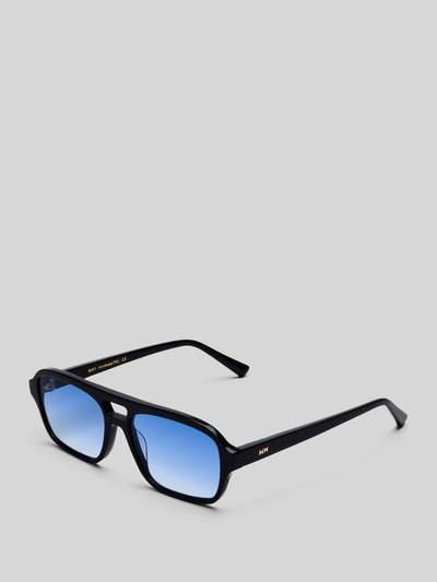 MessyWeekend Pilot Sonnenbrille Modell 'BURT' BLACK 3