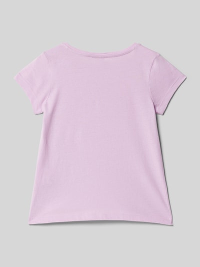 s.Oliver RED LABEL Regular Fit T-Shirt aus reiner Baumwolle Flieder 3