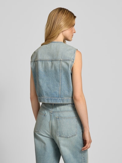 Jake*s Casual Weste in Denim-Optik Jeansblau 5