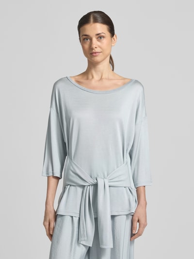 GUIDO MARIA KRETSCHMER WOMAN T-Shirt aus Viskose mit 3/4-Arm Modell 'SHARI' Hellblau 4
