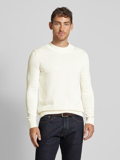 SELECTED HOMME Gebreide pullover met turtleneck, model 'ROBERT' Offwhite - 4