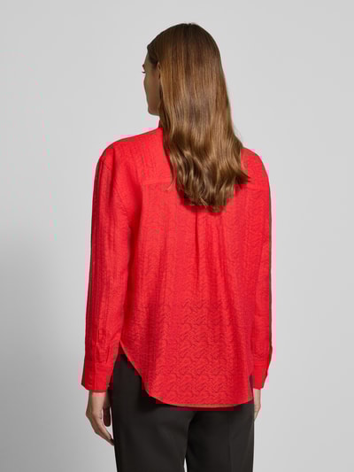 Christian Berg Woman Regular Fit Schluppenbluse aus Viskose-Mix Hellrot 5