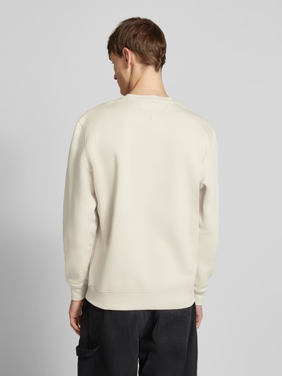 Tommy Jeans Sweatshirt mit Label-Stitching Beige 5