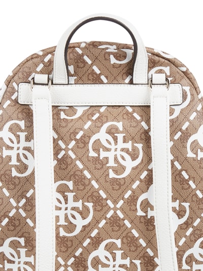 Guess Rucksack mit Logo-Muster  Weiss 4