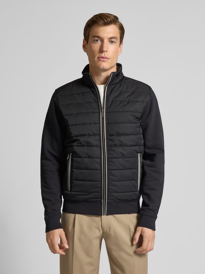 bugatti Steppjacke mit Stehkragen und Reißverschlusstaschen Black 4