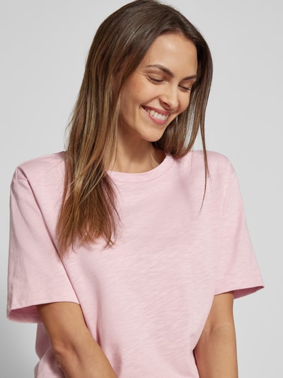 JAKE*S STUDIO WOMAN T-shirt in effen design Roze - 3