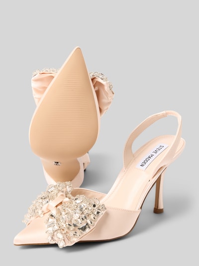 Steve Madden Pumps met siersteentjes en naaldhak Ecru - 4