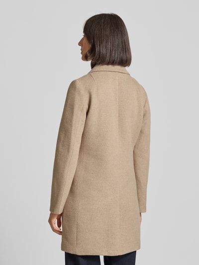 Tom Tailor Denim Slim Fit Mantel mit Woll-Anteil Beige 5