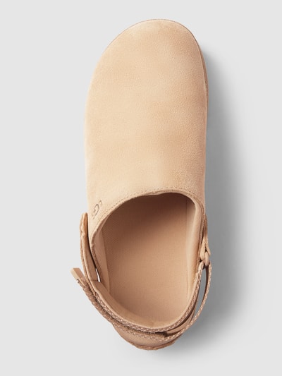 UGG Slippers van leer, model 'GOLDENSTAR CLOG' Zand - 4