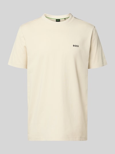 BOSS Green Regular Fit T-Shirt aus Baumwoll-Mix Modell 'TEE' Offwhite 2
