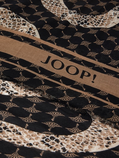 JOOP! Schal mit Label-Detail Modell 'Alisa' Black 2