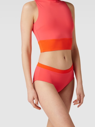 Mymarini Bikini-Hose mit Label-Detail Koralle 5