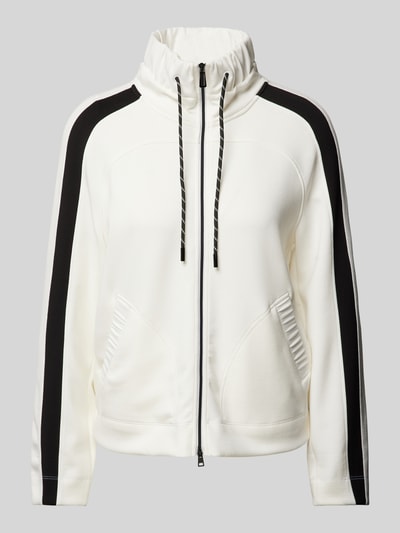 Marc Cain Sweatjacke mit Stehkragen und Zweiwege-Reißverschluss Offwhite 2