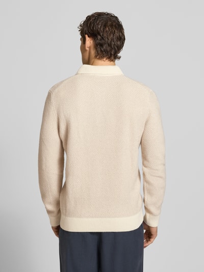 JOOP! COLLECTION Pullover van wolmix met viscose, model '24Vennios' Offwhite - 5