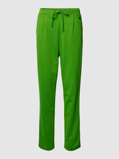 Fransa Broek met applicatie, model 'ZASTRETCH' Groen - 2