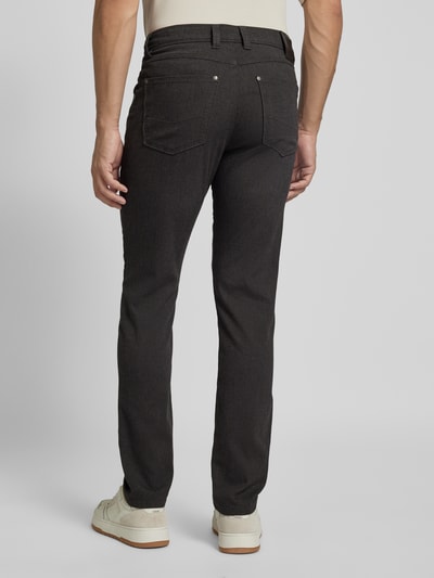 bugatti Regular fit stoffen broek in 5-pocketmodel, model 'Cordoba' Antraciet - 5