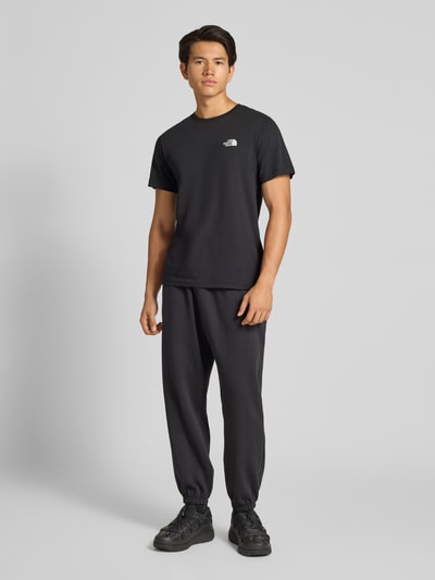 The North Face Regular fit sweatpants met labelstitching Zwart - 1