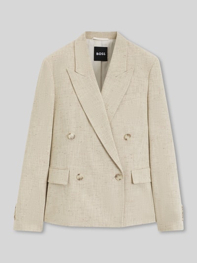 BOSS Regular Fit Blazer Modell 'JALETO9' Beige 2